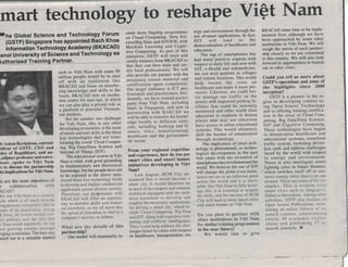 Smart Technology to reshape Viet Nam - Anton Ravindran