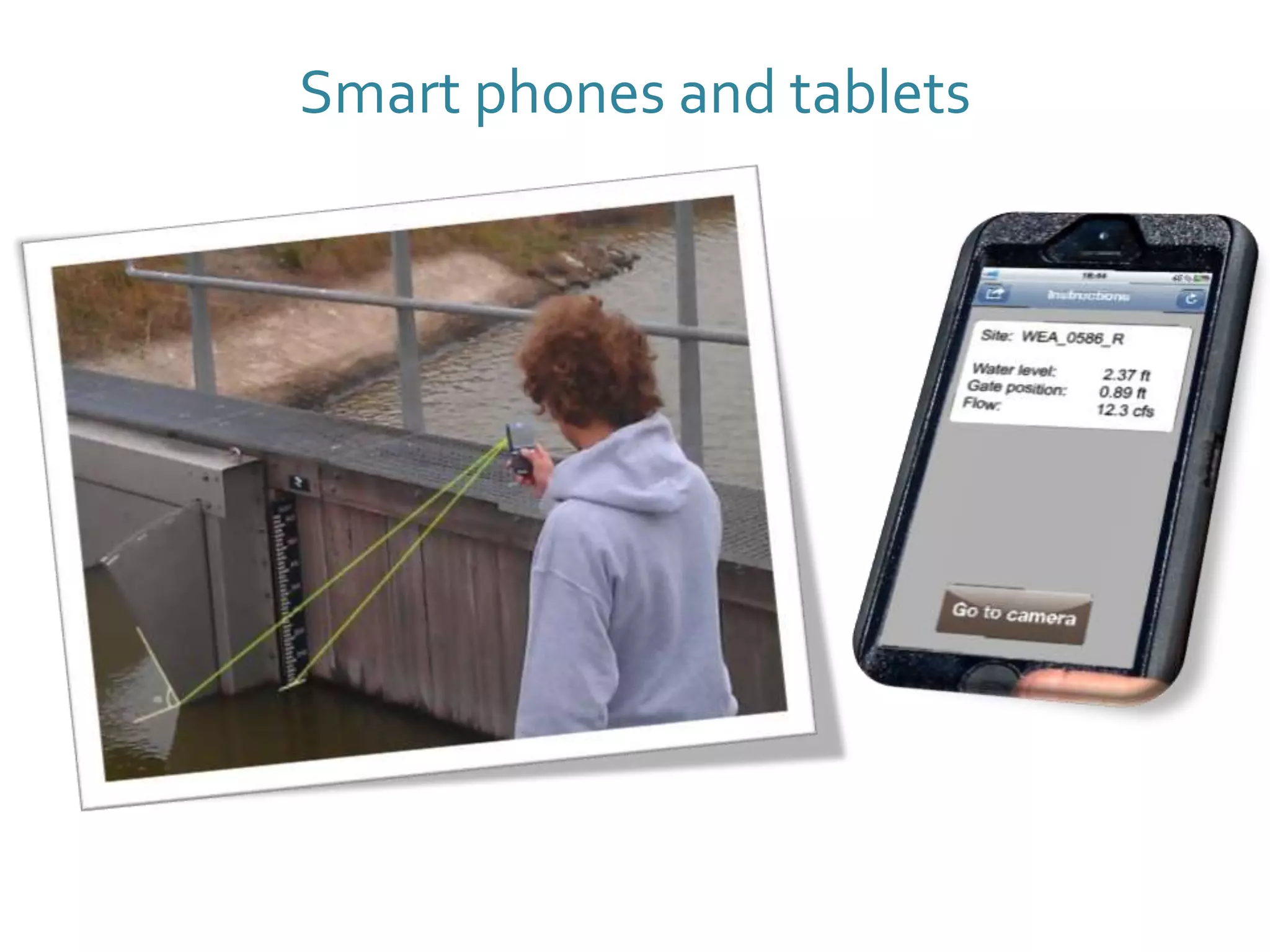 Smart phones and tablets
 