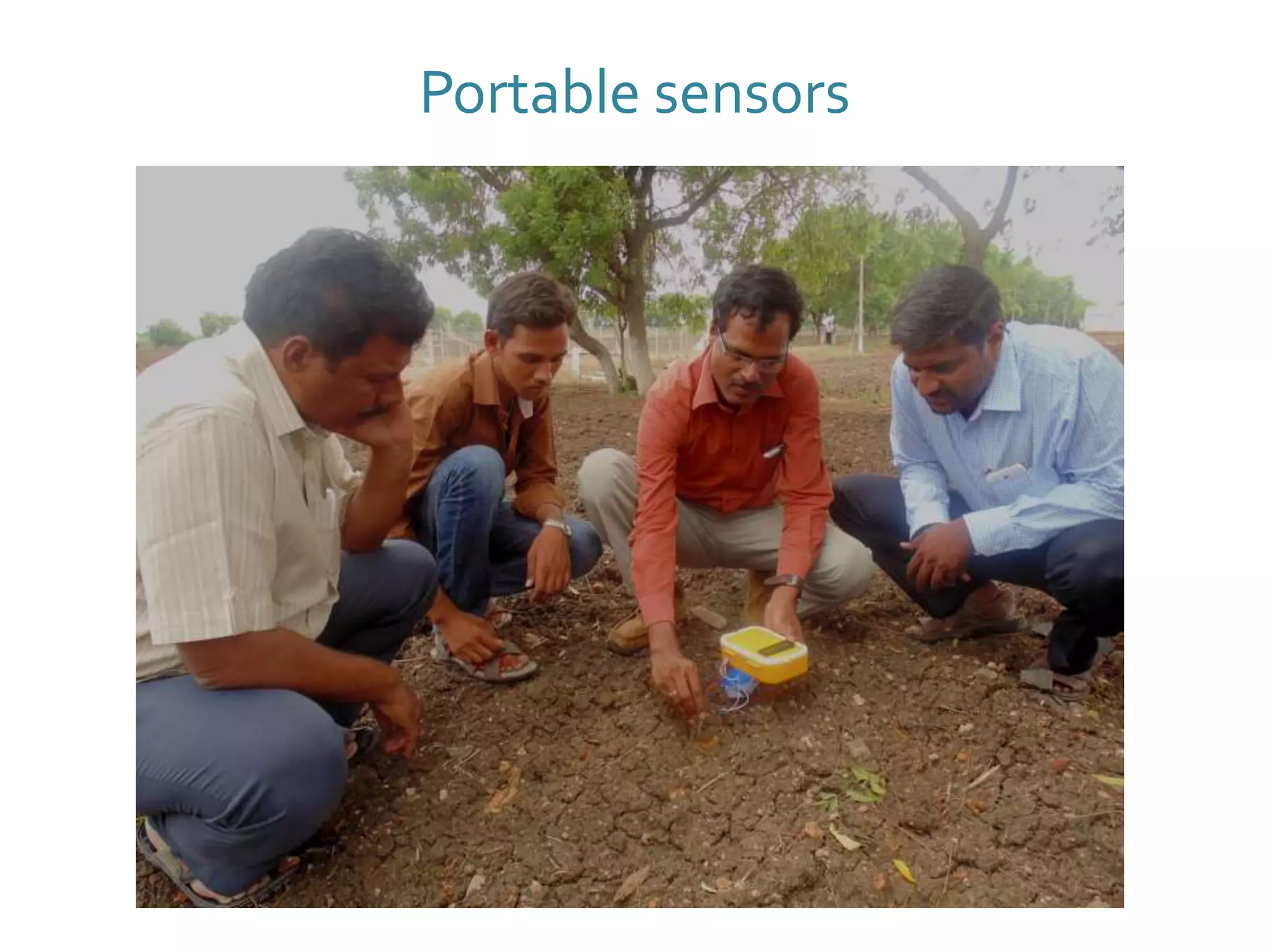Portable sensors
 