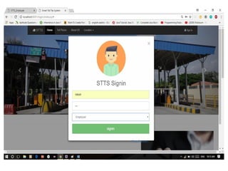 SMARTtoll System using IoT [Autosaved].ppt