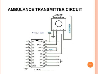 AMBULANCE TRANSMITTER CIRCUIT
15
 
