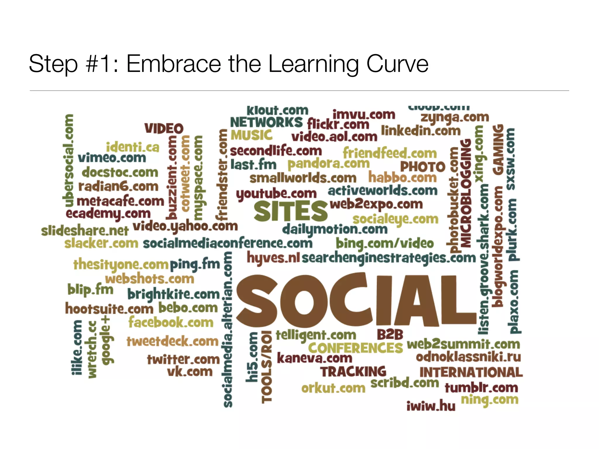 Step #1: Embrace the Learning Curve
 