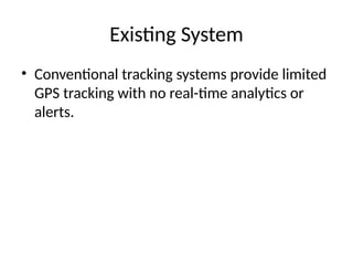Smart_Vehicle_Monitoring_IoT system & location tracking | PPTX