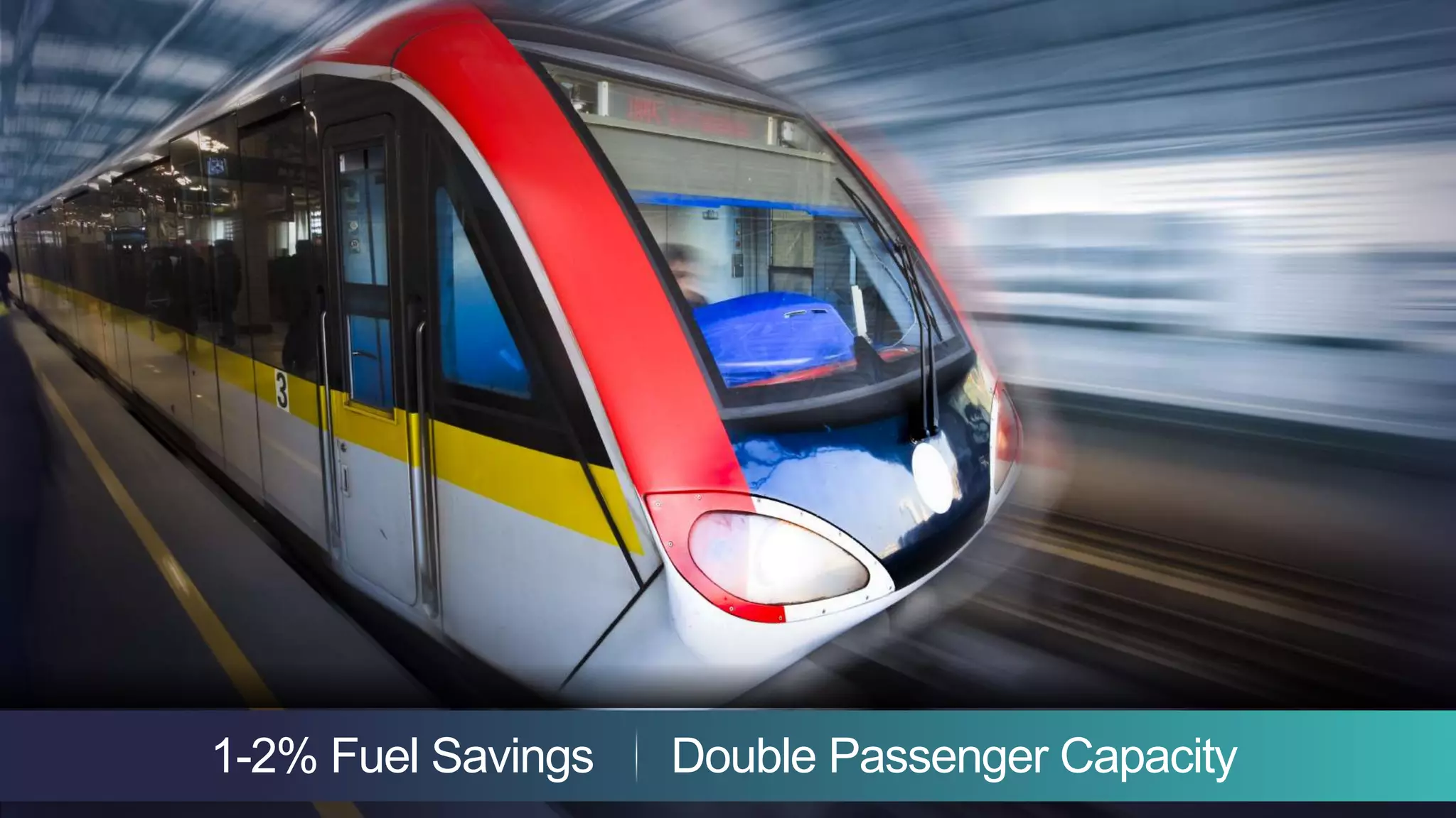 © 2013-2014 Cisco and/or its affiliates. All rights reserved. Cisco Confidential 23 1-2% Fuel Savings Double Passenger Capacity 
 