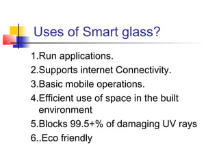 Smart windows | PPT