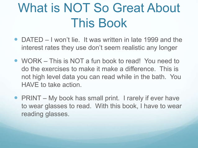 Smart women finish rich book review | PPT