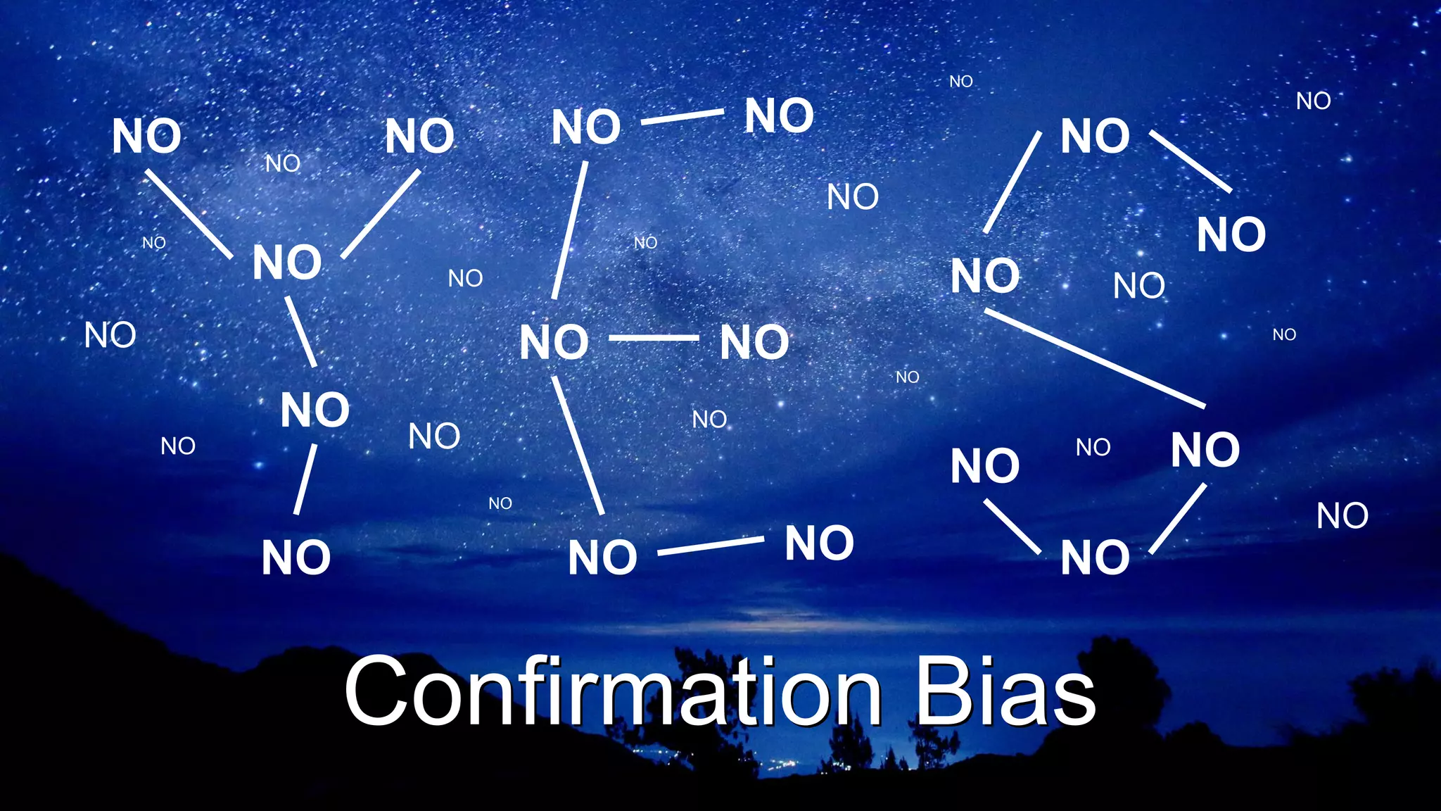 NO
NO
NO
NO
NO
NO
NO
NO
NO
NO
NO
NO
NO
NO
NO
NO
NO
NO
NO
NO
NO
NO
NO
NO
NO
NO
NO
NO
NO
NO
NO
NO
NO
NO
Confirmation BiasConfirmation Bias
 