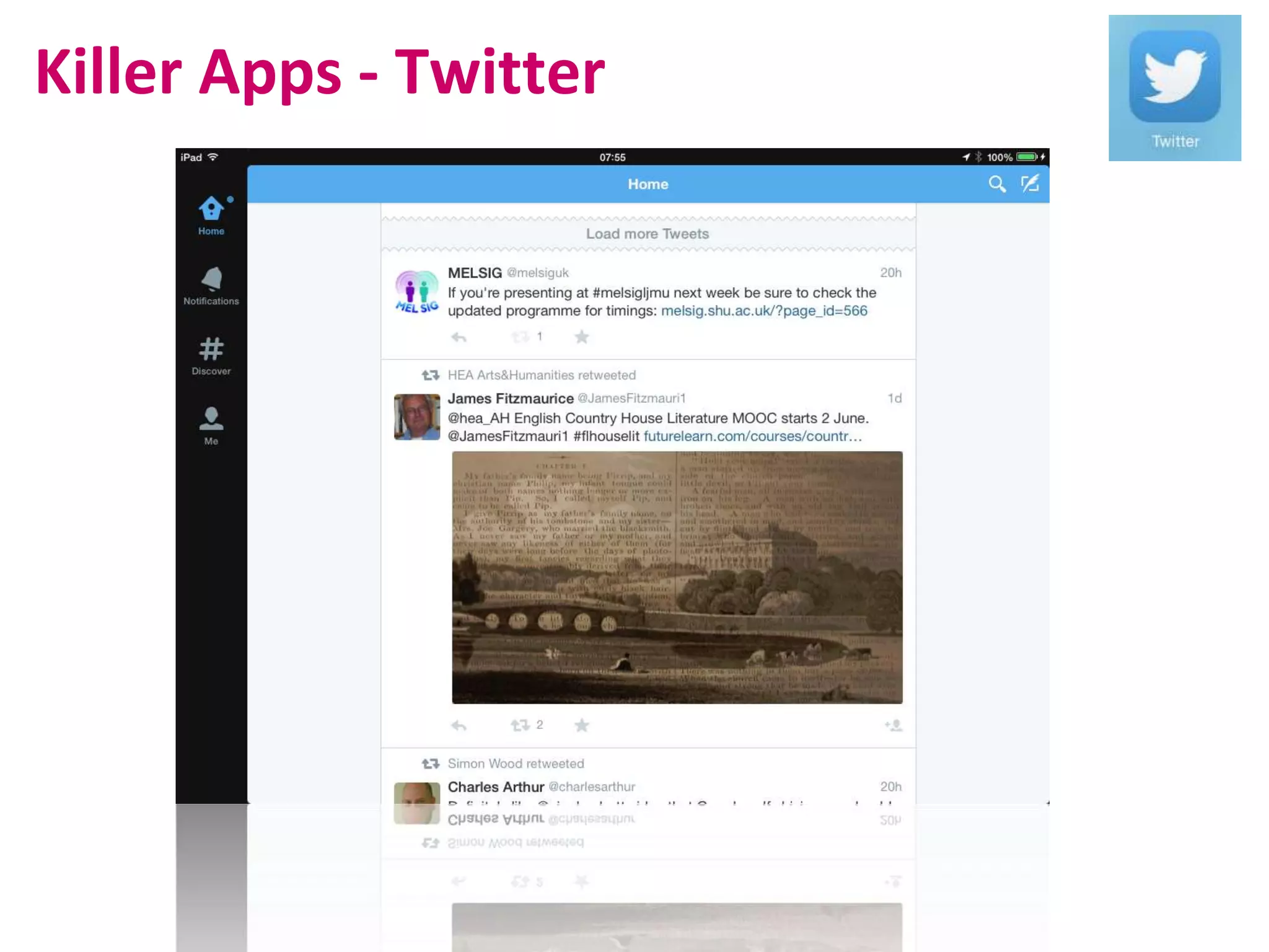 Killer Apps - Twitter
 