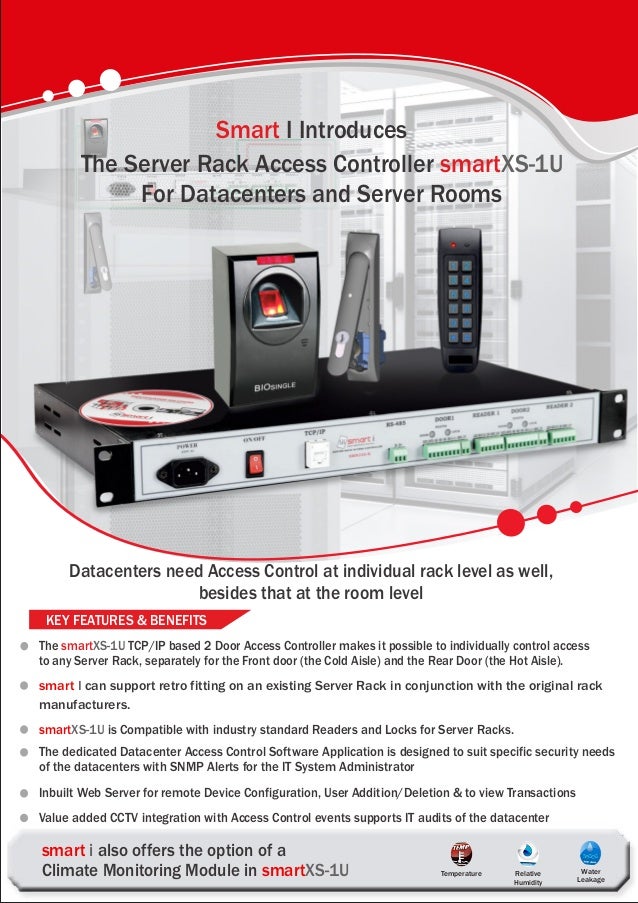 Smart I Introduces The Server Rack Access Controller smartXS1U!!