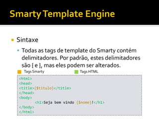 Smarty Template Engine