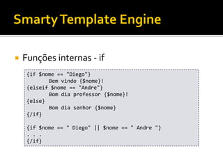 Smarty Template Engine