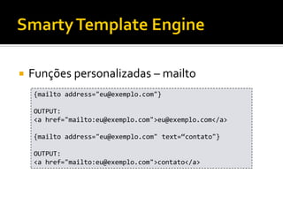Smarty Template Engine