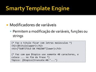 Smarty Template Engine