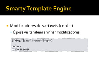 Smarty Template Engine