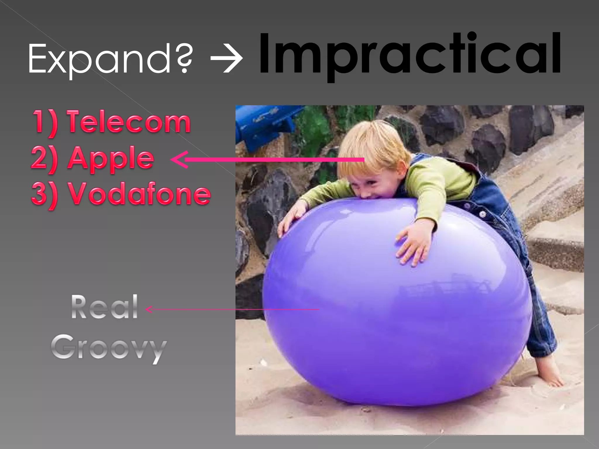 Expand?     Impractical 