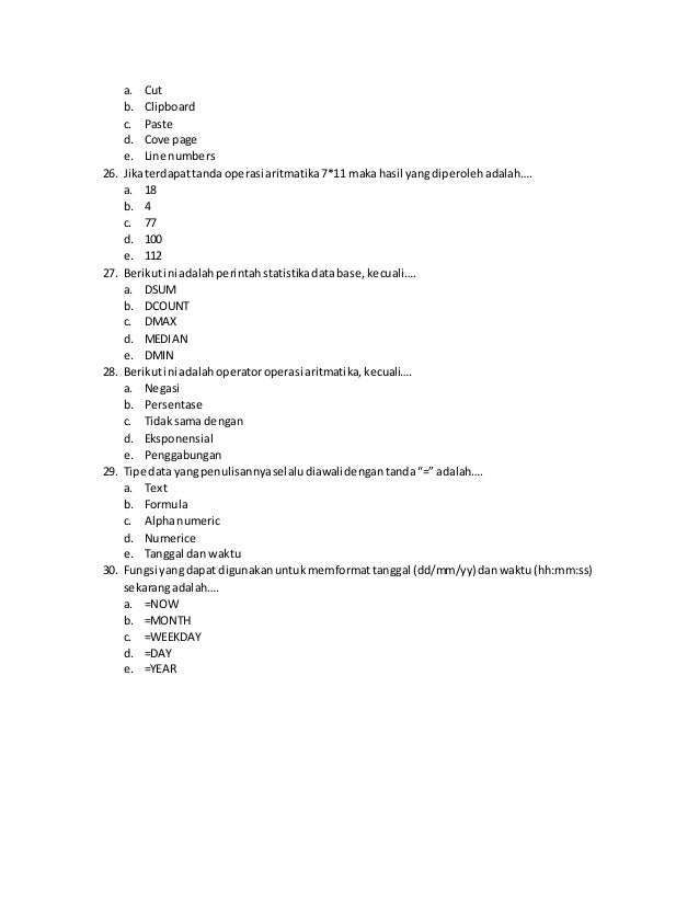 soal tik kelas xi soal tik kelas xi