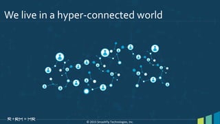 We live in a hyper-connected world
© 2015 SmashFly Technologies, Inc.
 