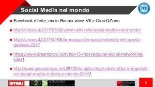 Social Media nel mondo
 Facebook è forte, ma in Russia vince VK e Cina QZone
 http://vincos.it/2017/03/20/utenti-attivi-...