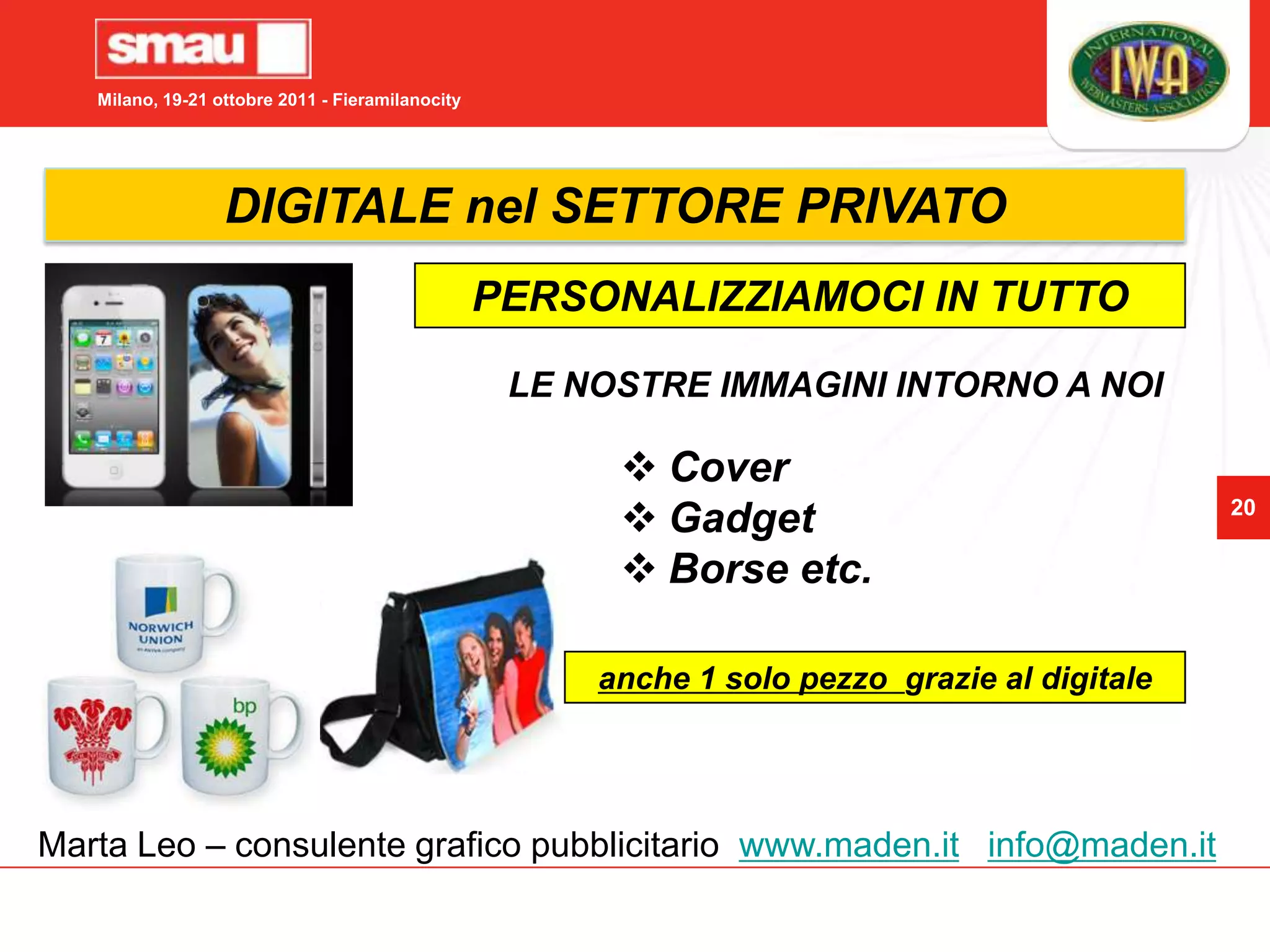 DIGITALE 3D SETTORE MEDICOSTAMPEREMO UNA VENA Gli ingegneri del Fraunhofer Institutefor Interfacial Engineering and Biotechnology hanno creato - tramite una stampante 3Ddei vasi sanguigni che possono essere usatiimmediatamente per il trapianto di organisviluppati in laboratorio. La scoperta tedesca supera un grosso ostacolo che finora si accaniva sulla scienza medica : la fornitura di sangue ai tessuti artificiali che, fino a ieri, impediva la possibilità di trapianti di organi sviluppati in laboratorioMarta Leo – consulente grafico pubblicitario  www.maden.itinfo@maden.it
