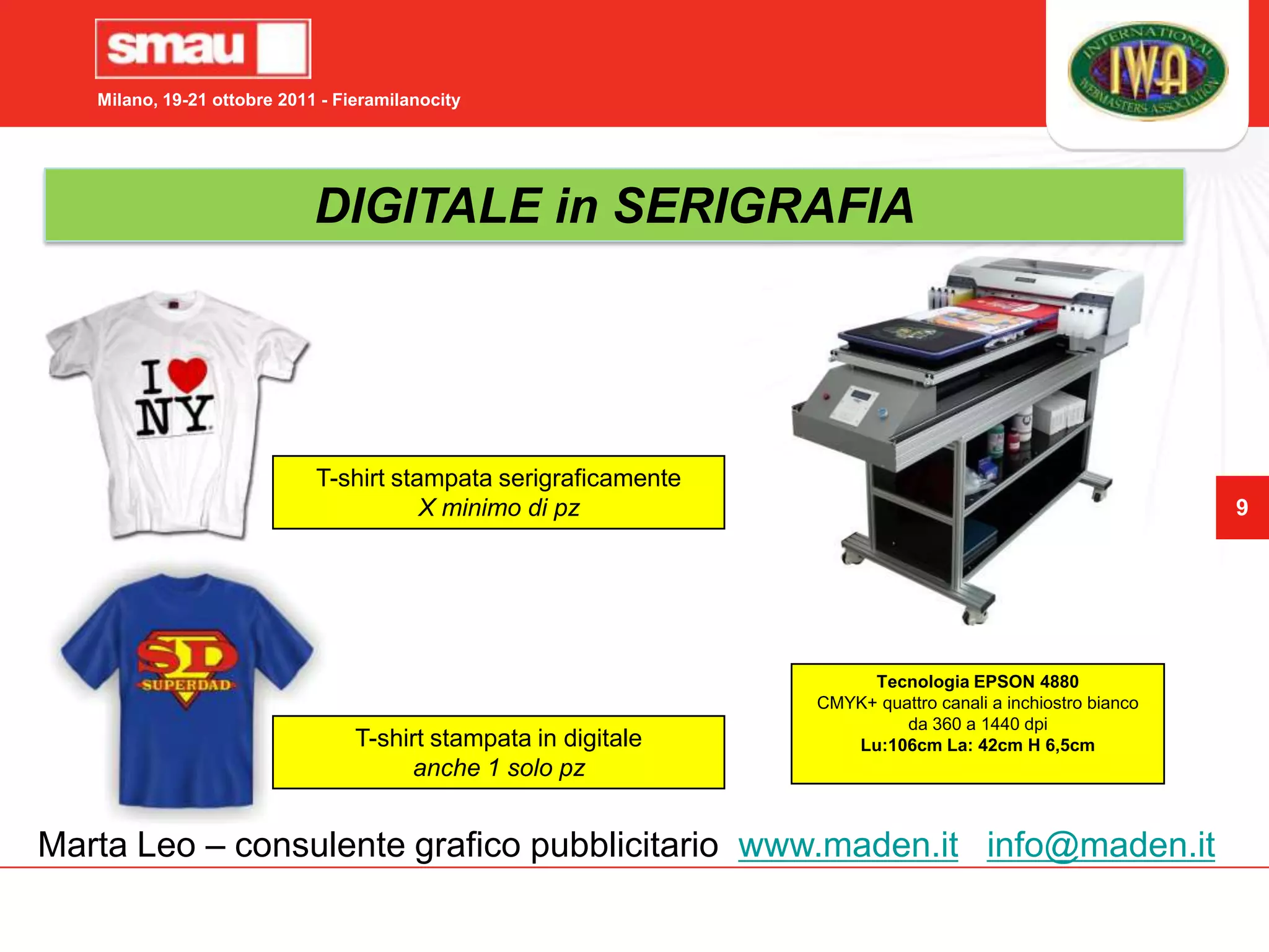 SETTORE TIPOGRAFICOSTAMPA OFFSET STAMPADIGITALEMAGGIORE E MIGLIOREPRODUZIONEMarta Leo – consulente grafico pubblicitario  www.maden.itinfo@maden.it