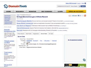 I primi risultati:




LA SICUREZZA DELLE WEB APPLICATION
 