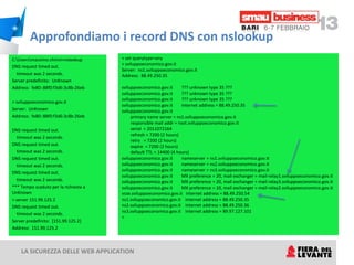 LA SICUREZZA DELLE WEB APPLICATION
 