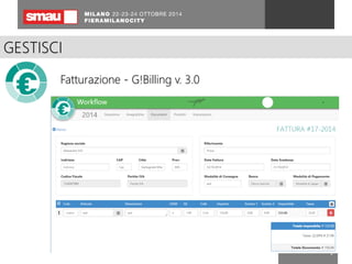 La nostra soluzione 
GESTISCI 
Fatturazione - G!Billing v. 3.0 
 