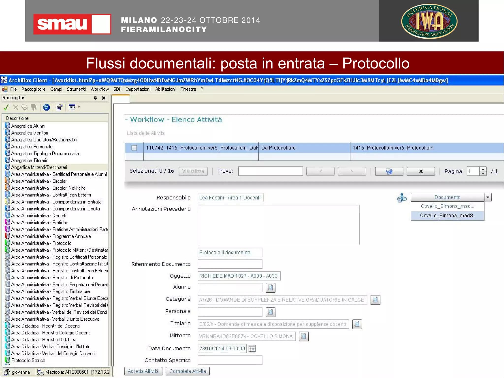 27/260
Le regole tecniche
I formati indicati per la conservazione
I livelli di conformità del formato PDF/A-1
Lo standard ISO 19005-1:2005 è suddiviso su due livelli di conformità:
●
PDF/A-1a (accessibile)
●
PDF/A-1b (basic)
Il PDF/A-1a (livello di conformità A) indica la piena conformità allo standard
PDF/A attualmente approvato. Esiste un livello di conformità minima per il
PDF/A: il PDF/A-1b.
I requisiti del PDF/A-1b mirano a garantire che l’aspetto visivo del file sia
riproducibile nel lungo periodo e differiscono per il grado di conformità allo
standard ed in particolare per la presenza di informazioni sulla struttura del file
e per la possibilità di interpretare semanticamente il testo.
Il protocollo informatico e il workflow documentale
a cura di Mario Varini e Giovanna Piazza I.C. Di Castellucchio (MN) mario.varini@gmail.com
 