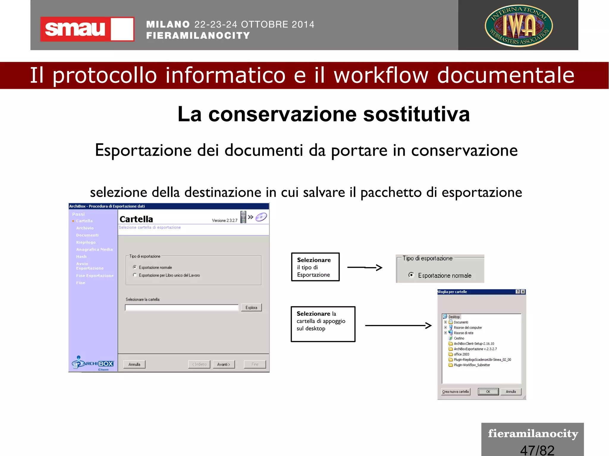 47/260
il CAD distingue tra quattro tipologie di firma
●
la firma elettronica pura e semplice
●
la firma elettronica avanzata
●
la firma elettronica qualificata
●
la firma digitale
Documento informatico e... firma elettronica
(DPCM 22/02/2013)
Il protocollo informatico e il workflow documentale
a cura di Mario Varini e Giovanna Piazza I.C. Di Castellucchio (MN) mario.varini@gmail.com
 