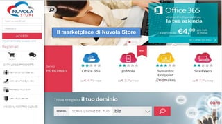 SMAU 2015
Il marketplace di Nuvola Store
33
 