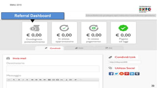 SMAU 2015
39
Referral Dashboard
SMAU 2015
39
 