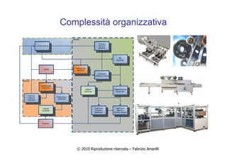 © 2010 Riproduzione riservata – Fabrizio Amarilli
Complessità organizzativa
 