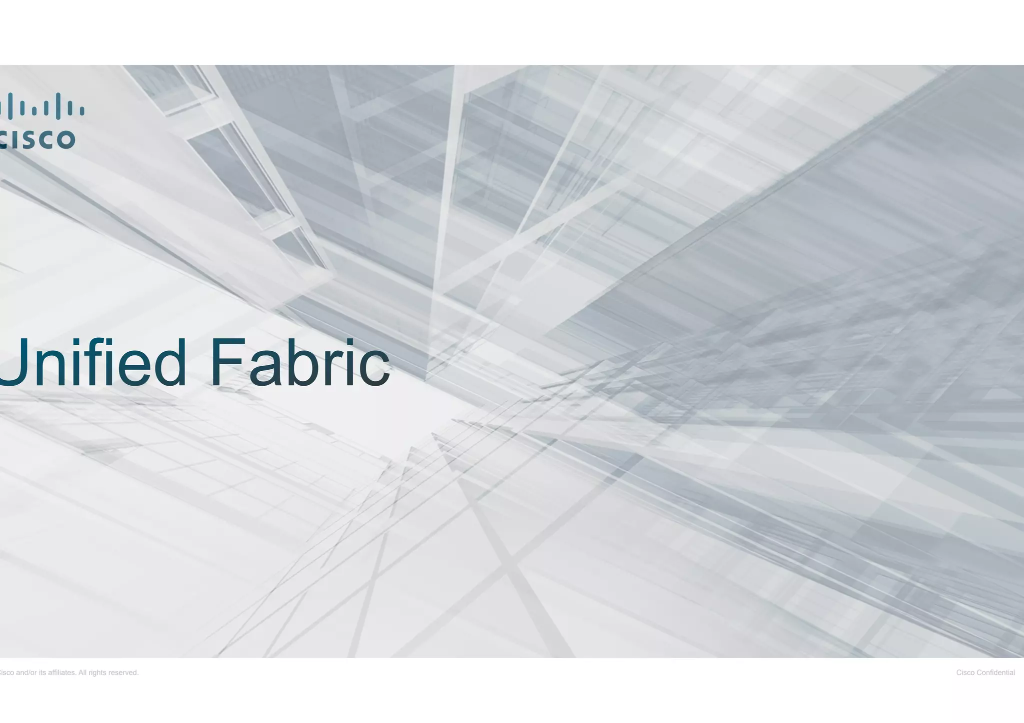 Cisco and/or its affiliates. All rights reserved.

Cisco Confidential

 
