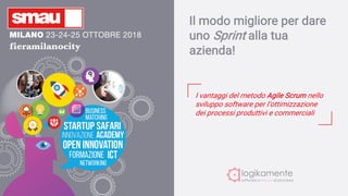 Il modo migliore per dare
uno Sprint alla tua
azienda!
I vantaggi del metodo Agile Scrum nello
sviluppo software per l’ott...