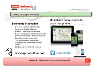 Creare un Apps low cost

                                                    Un italiano su tre possiede
Strumento innovat...