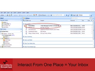 Interact From One Place = Your Inbox
 