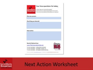Next Action Worksheet
 