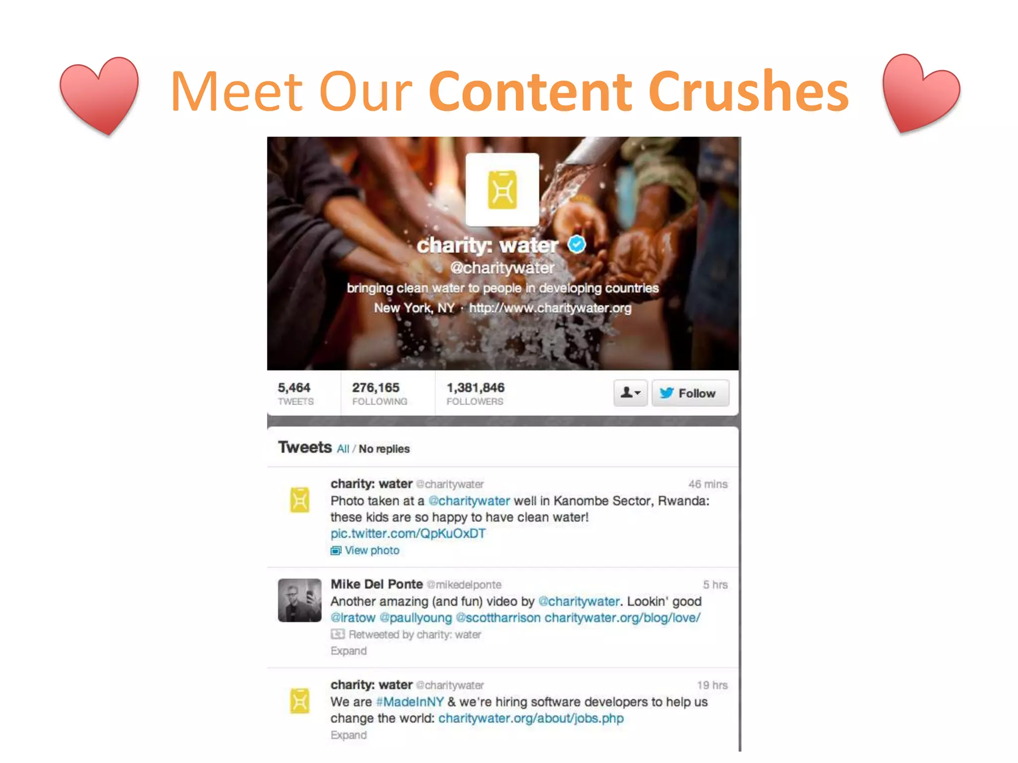 Meet Our Content Crushes
 