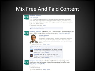 Mix Free And Paid Content 