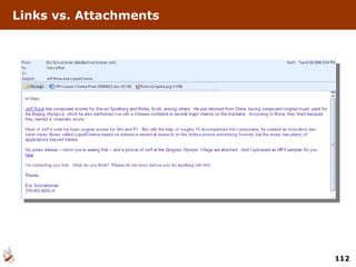Links vs. Attachments 