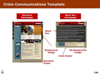 Black Box Standard Homepage Background Image No Background Image Crisis Footer Standard Footer Black Box Homepage Crisis Communications Template 