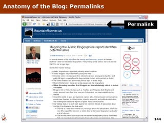 Anatomy of the Blog: Permalinks Permalink 