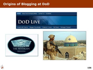 Origins of Blogging at DoD 