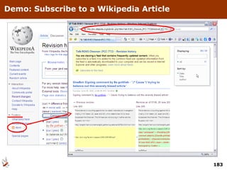 Demo: Subscribe to a Wikipedia Article 