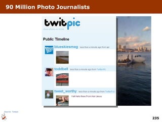 90 Million Photo Journalists Source: Twitpic 