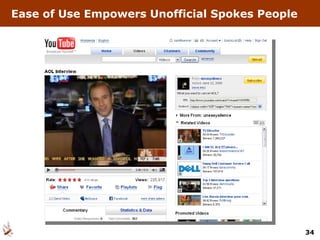 Ease of Use Empowers Unofficial Spokes People 