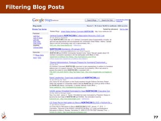 Filtering Blog Posts 