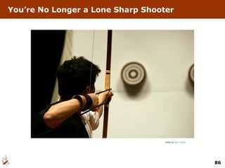 Photo by  John Trainor You’re No Longer a Lone Sharp Shooter 