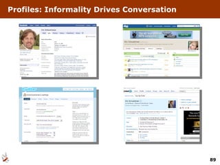 Profiles: Informality Drives Conversation 