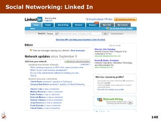 Social Networking: Linked In 